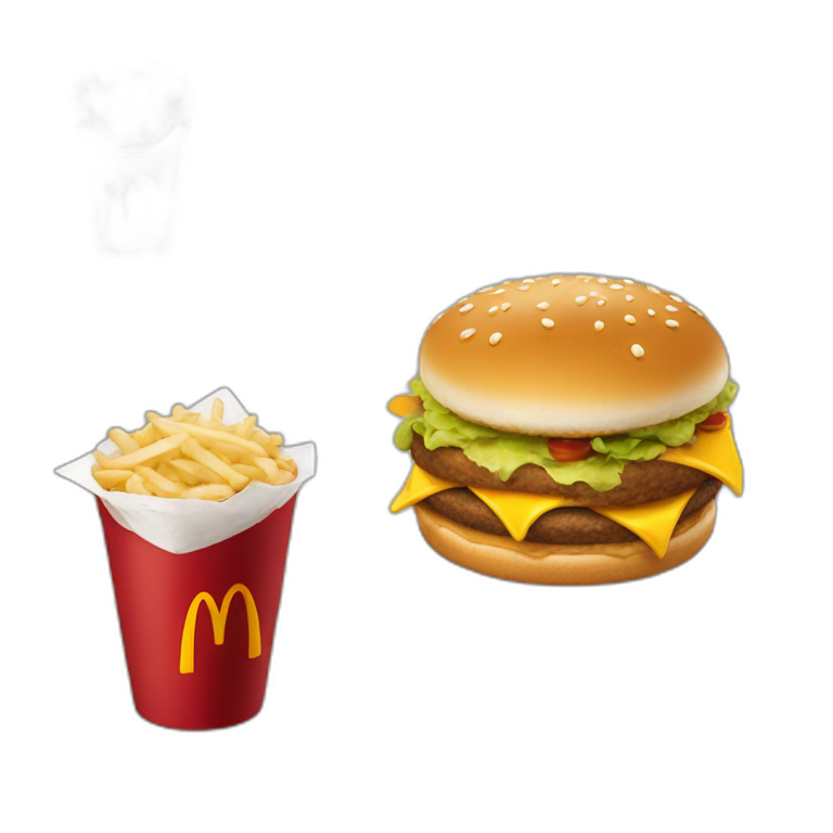 Yoda eat MCdo | AI Emoji Generator