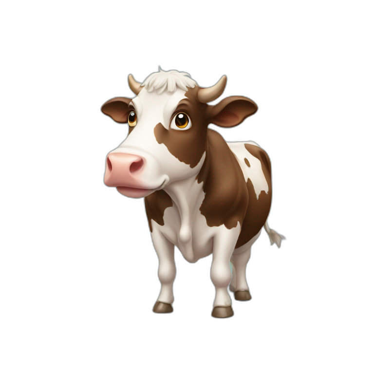 Cow eating | AI Emoji Generator