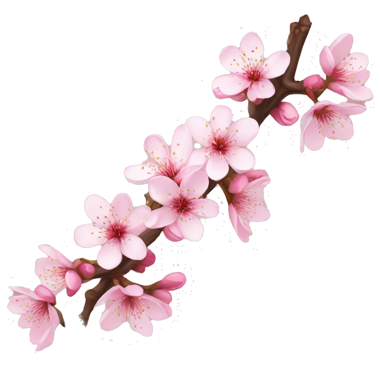 Cherry blossom black cat | AI Emoji Generator