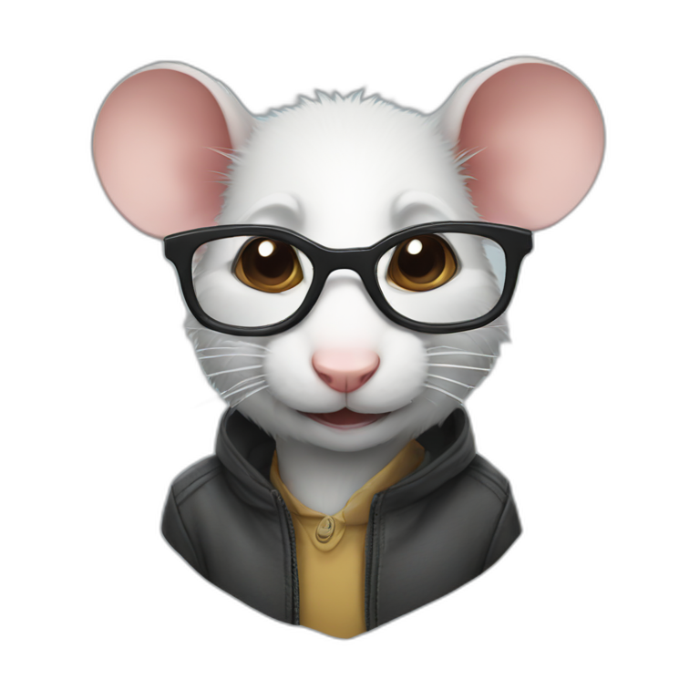 Splinter rat with a beer | AI Emoji Generator