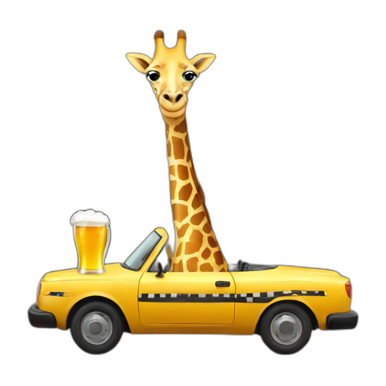 beer giraffe | AI Emoji Generator