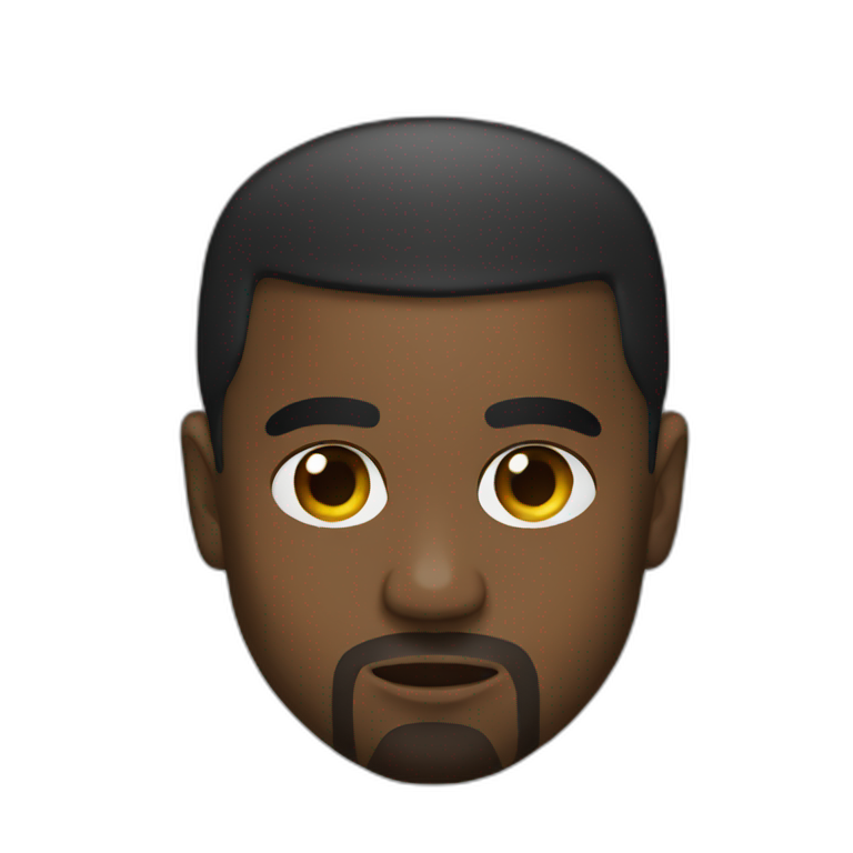 kanye west | AI Emoji Generator