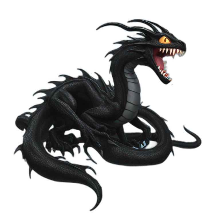 symbiote venom pumpkin with long tongue and goo tentacles | AI Emoji