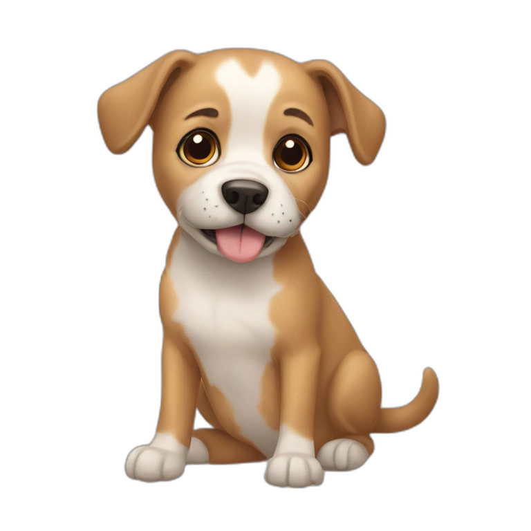 I'm afraid of dogs | AI Emoji Generator