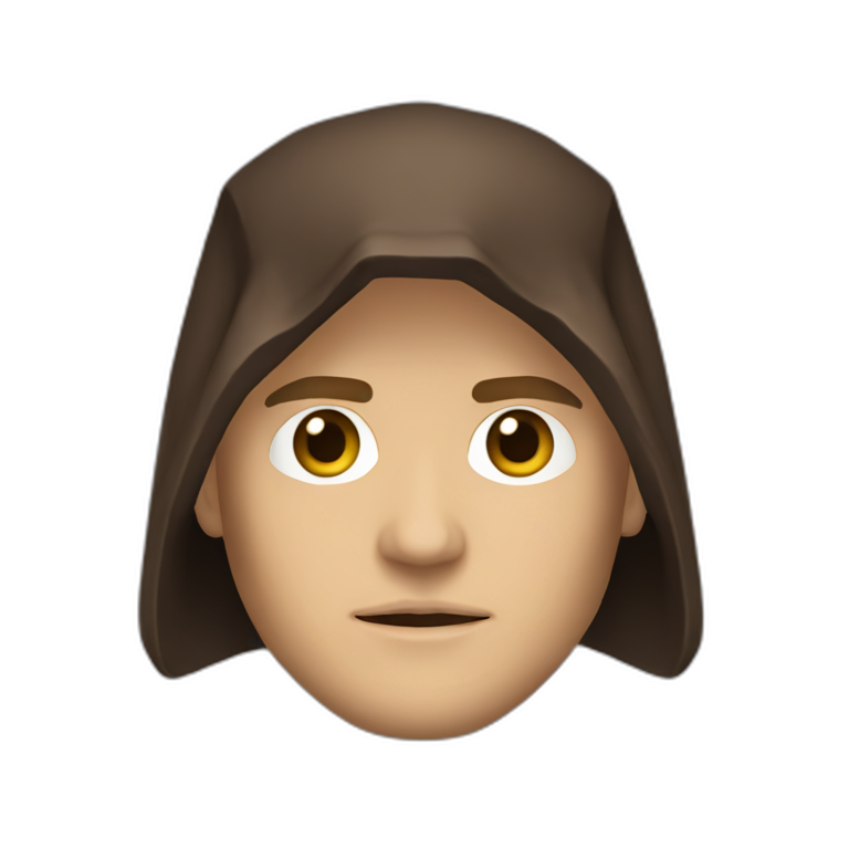 anakin skywalker sith eyes, hood (waist up, front facing) | AI Emoji ...