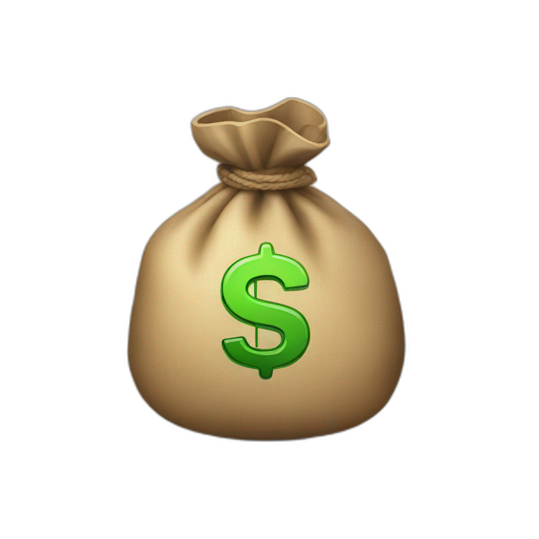 Money bag | AI Emoji Generator