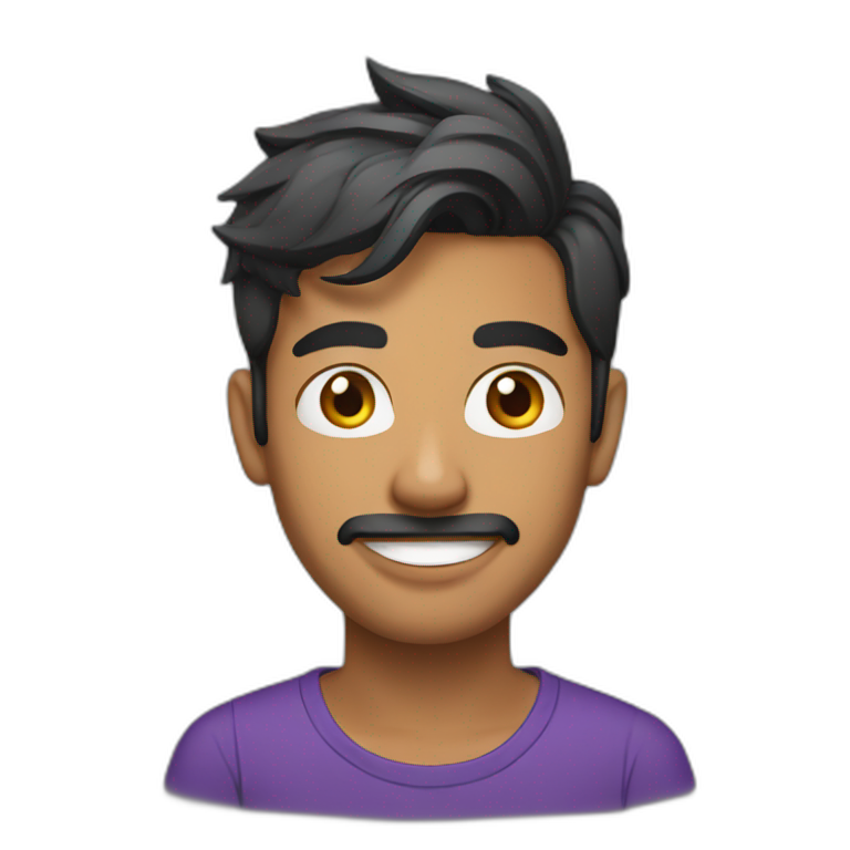 Indian youtuber | AI Emoji Generator