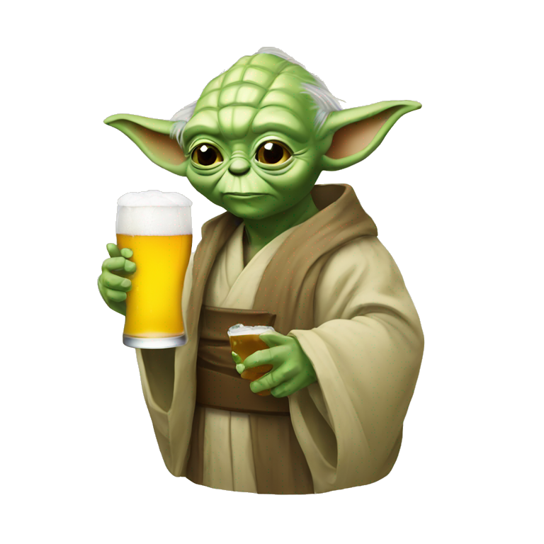 Yoda-drink | AI Emoji Generator