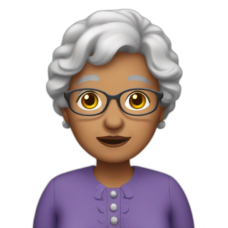 Granny coocking eat | AI Emoji Generator