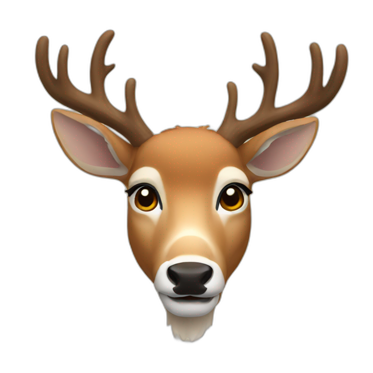 Evil deer | AI Emoji Generator