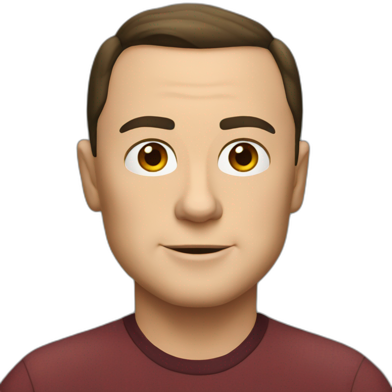 Sheldon cooper | AI Emoji Generator