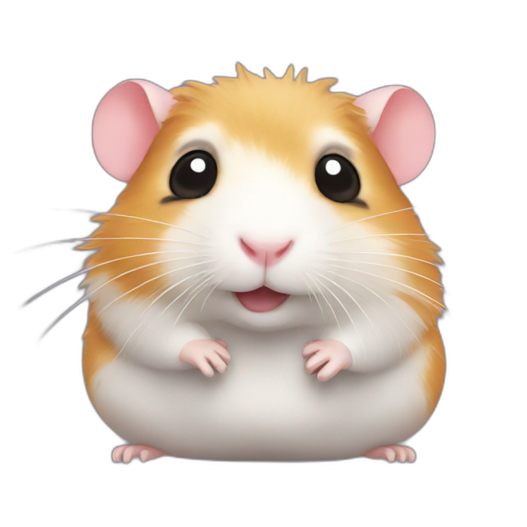 Cute hamster | AI Emoji Generator