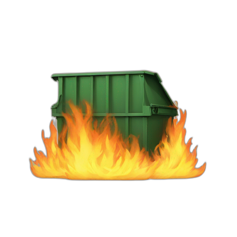 Dumpster Fire 2 Ai Emoji Generator