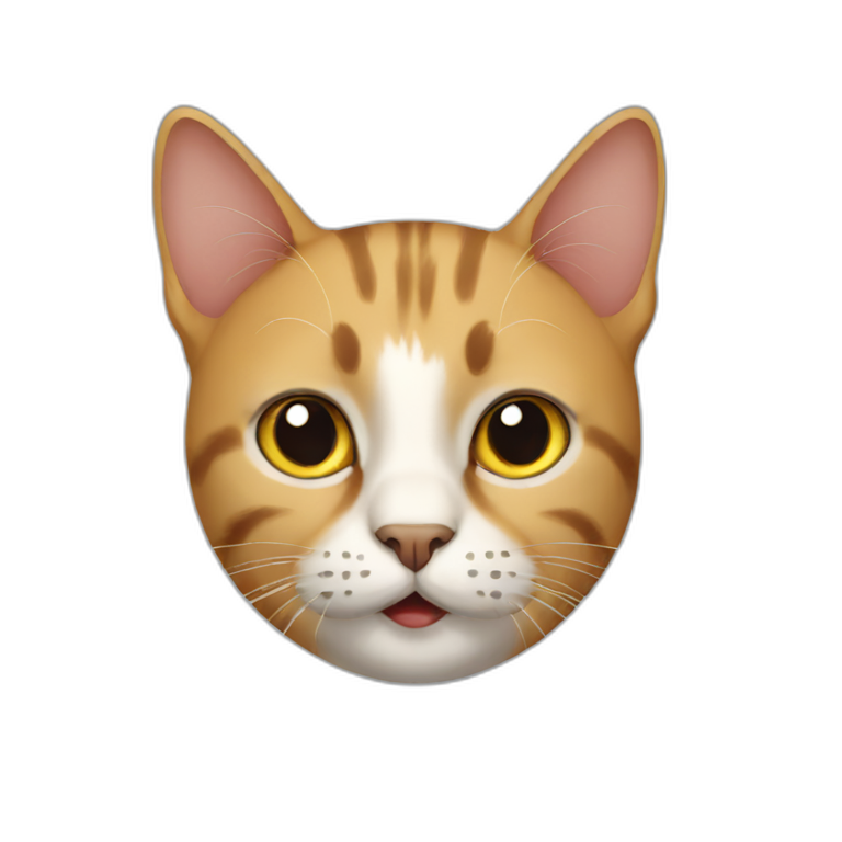 wierd cat | AI Emoji Generator