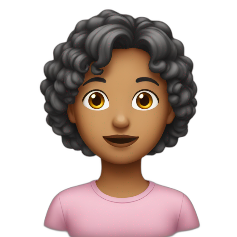 girl with three boys | AI Emoji Generator