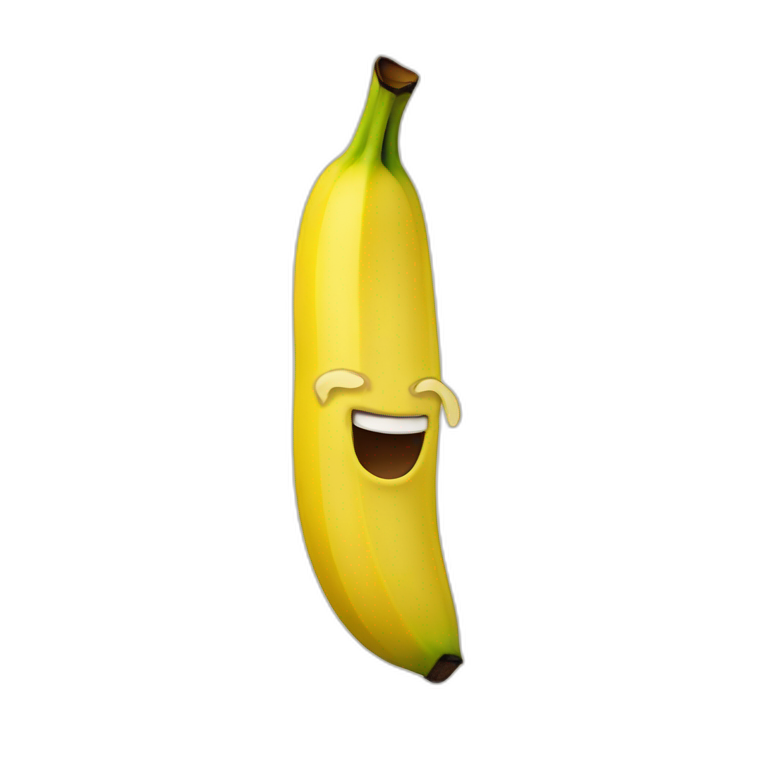 banana with face on top | AI Emoji Generator