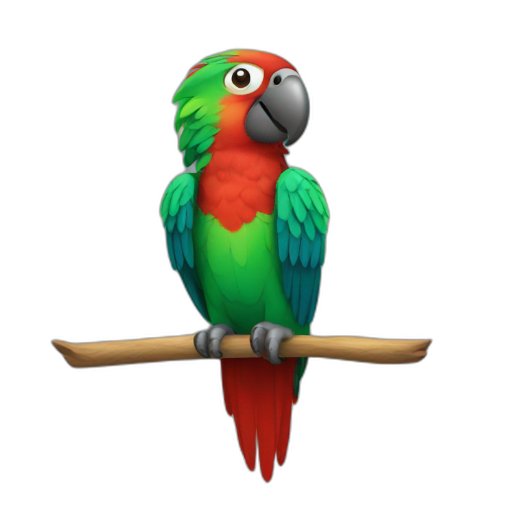 happy parrot | AI Emoji Generator