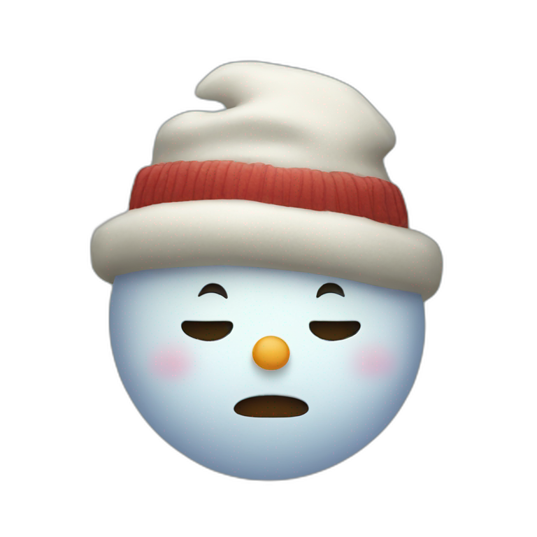 Sad Snowman Ai Emoji Generator