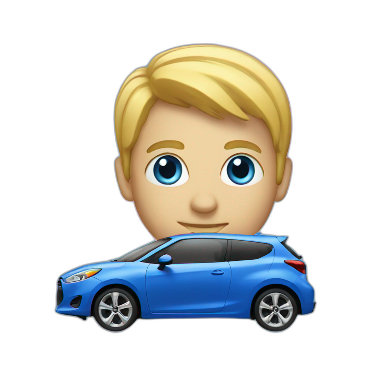 Small hatchback sportscar | AI Emoji Generator