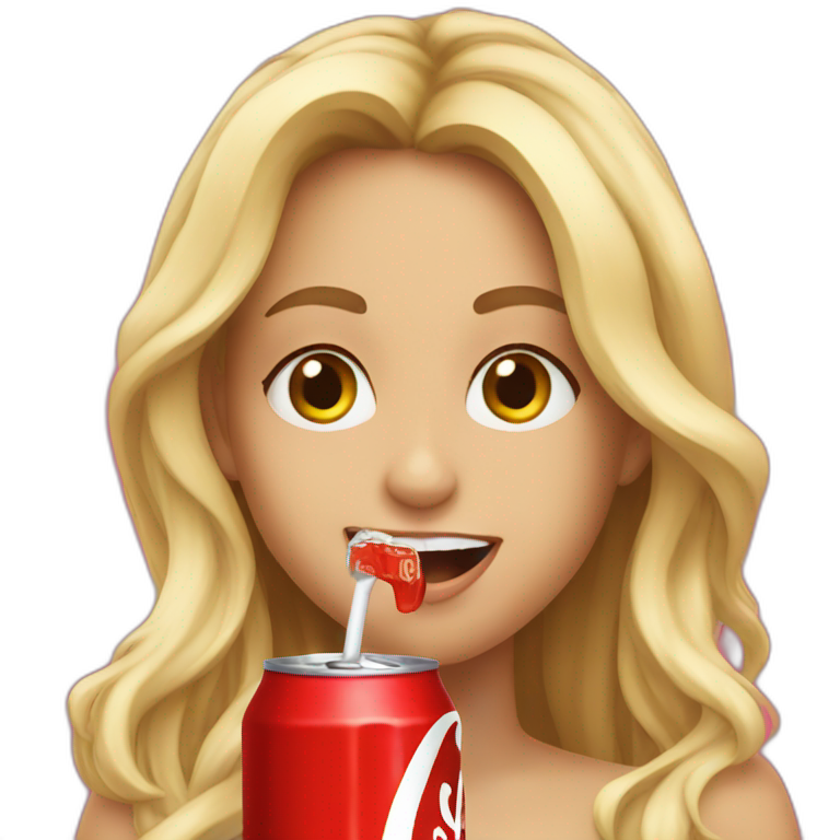 guy eating pizza and drinking coke | AI Emoji Generator