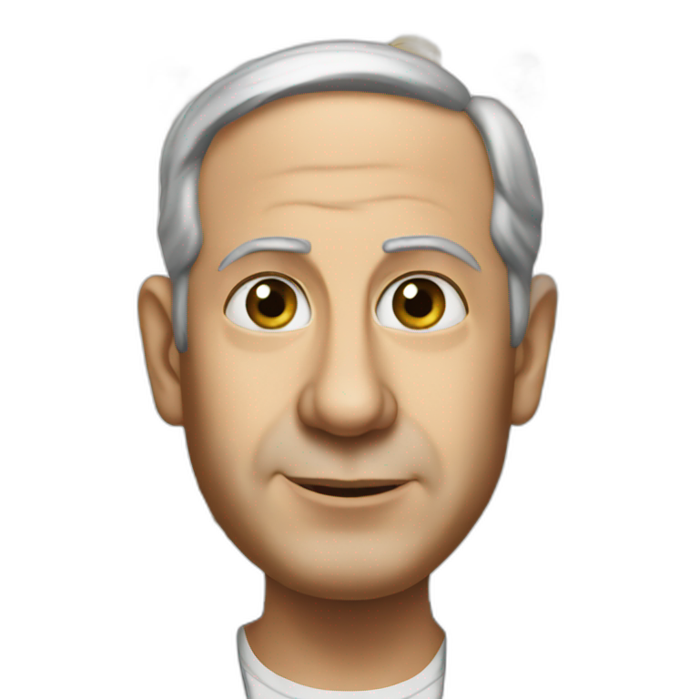 Netanyahu with money | AI Emoji Generator