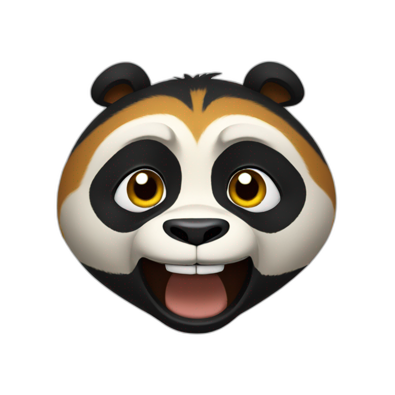 Kung fu panda po | AI Emoji Generator