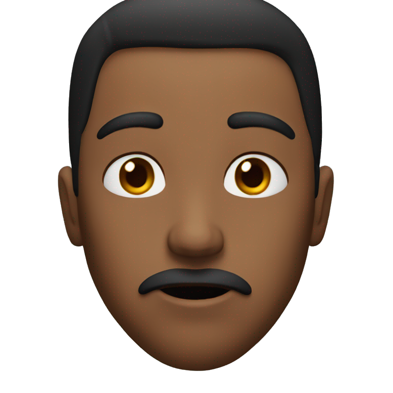 Man with one eyebrow up | AI Emoji Generator