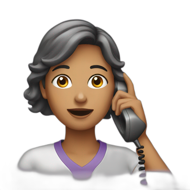 two boys on phone call | AI Emoji Generator