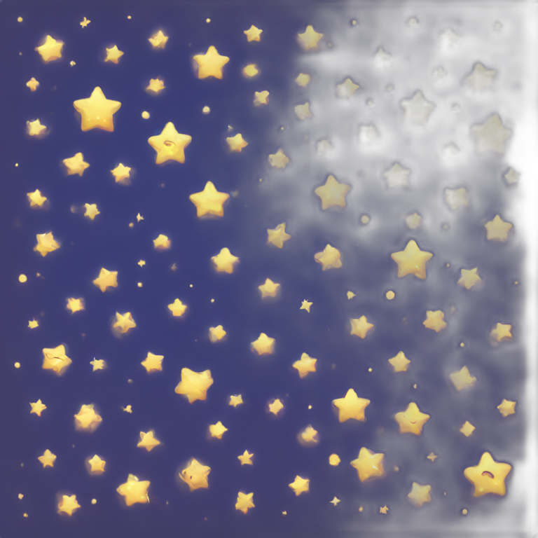 starry night sky landscape | AI Emoji Generator