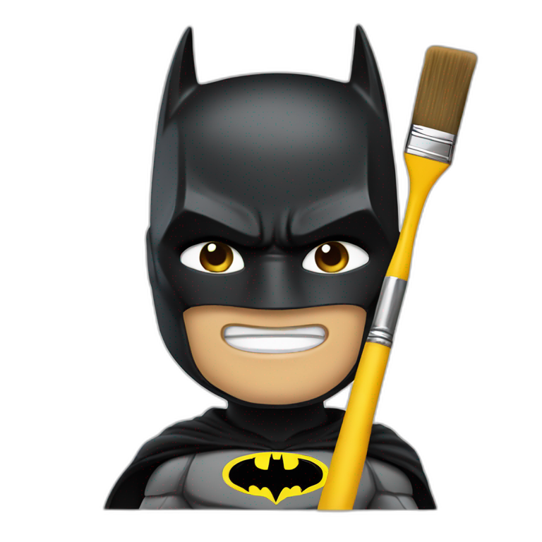 Superman with a carrot in his hand | AI Emoji Generator