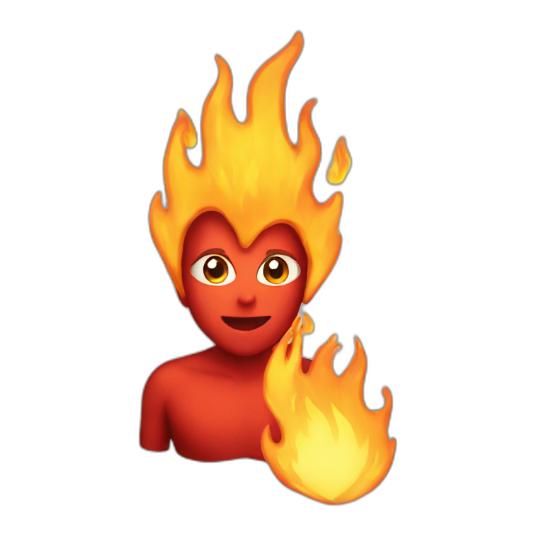 Fire heart | AI Emoji Generator