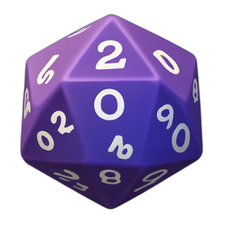 D20 Gold Ai Emoji Generator