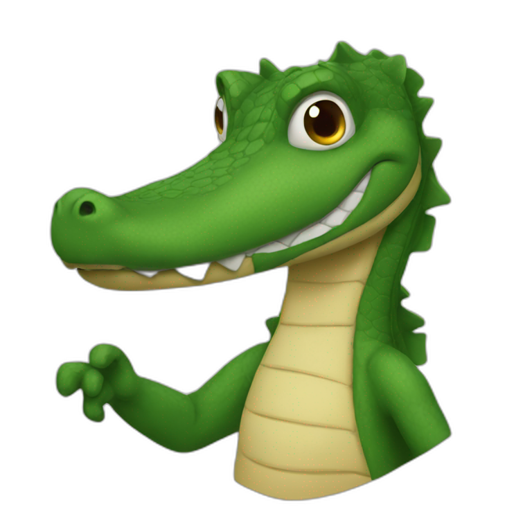 Monty gator | AI Emoji Generator