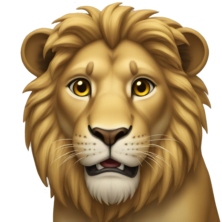 lion qui pleure