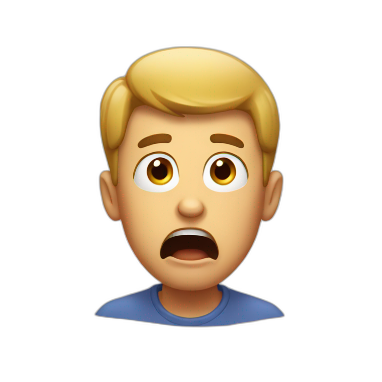 Shocked black guy | AI Emoji Generator