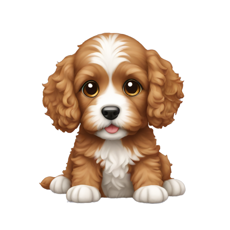 brown toy cavapoo | AI Emoji Generator