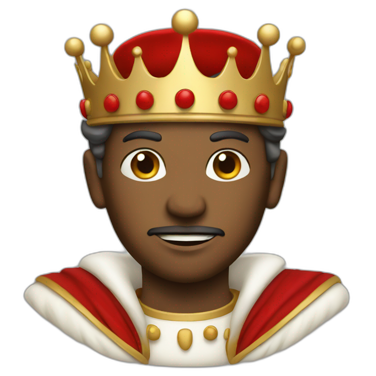 King with black | AI Emoji Generator