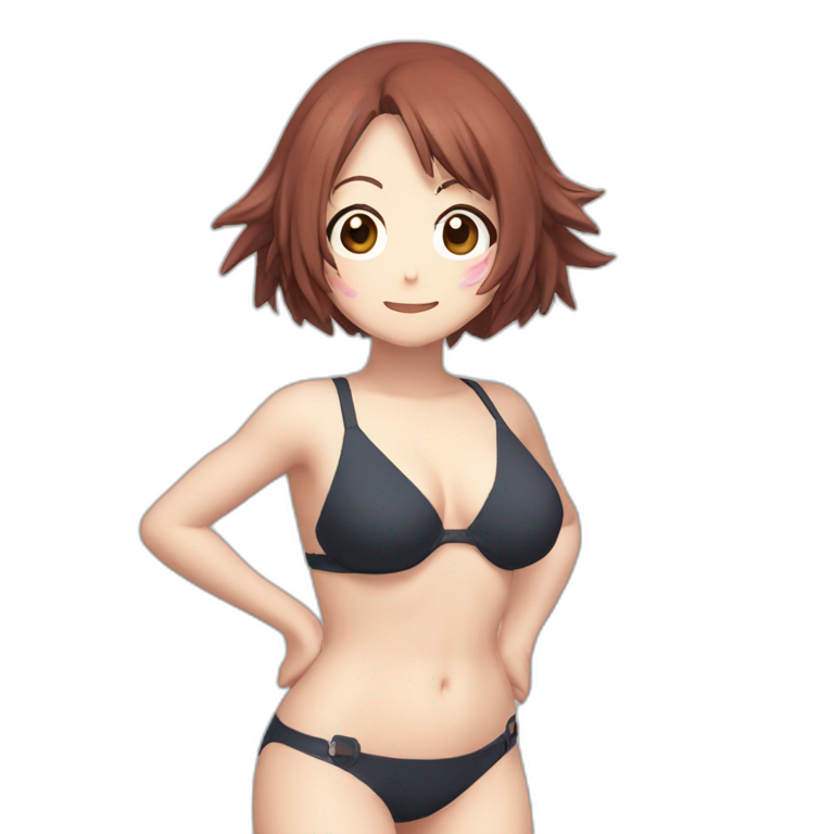 ochako uraraka bikini AI Emoji Generator