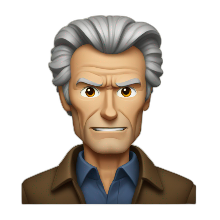 Clint Eastwood cuerpo entero vaquero | AI Emoji Generator