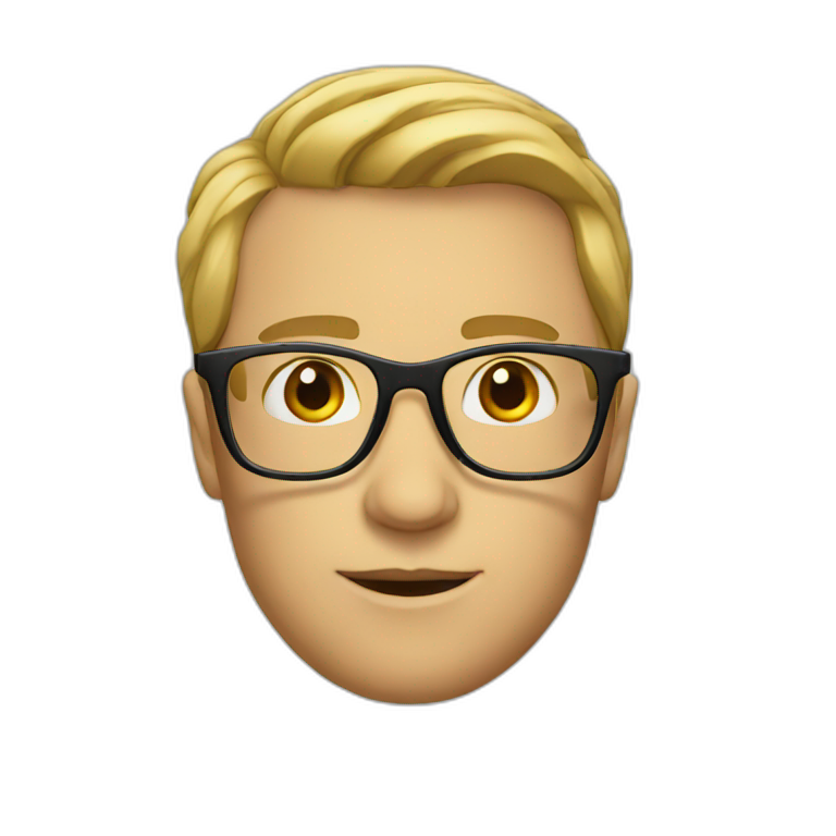 Pensioner-whithout glasses | AI Emoji Generator