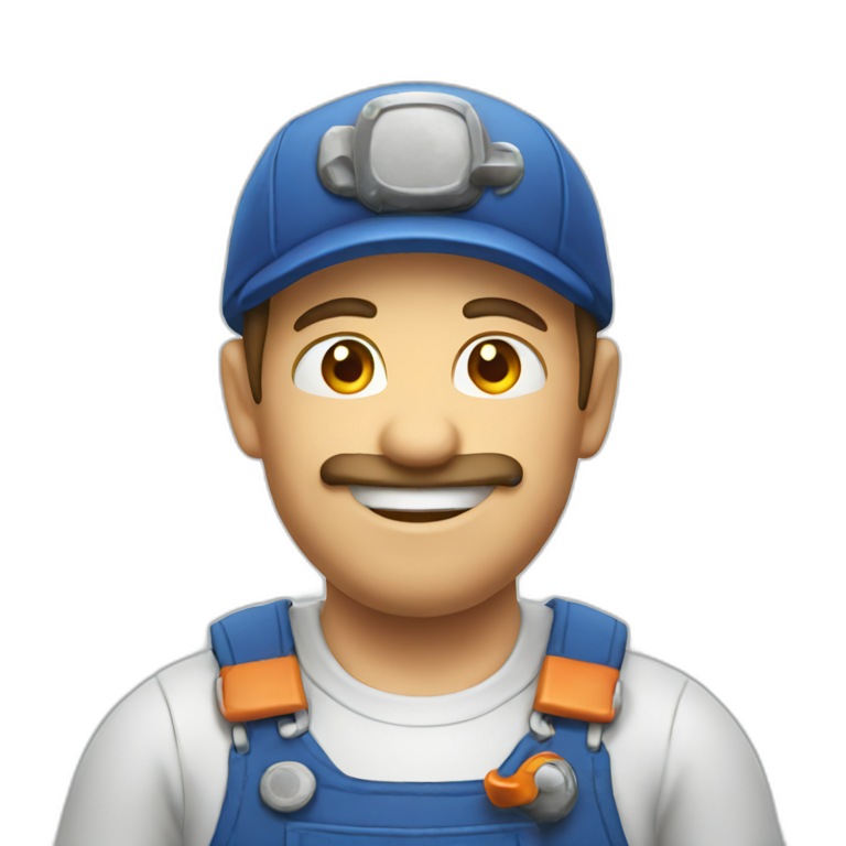 Mario plumber drinking alcohol | AI Emoji Generator