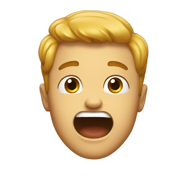 suprised face open mouth | AI Emoji Generator