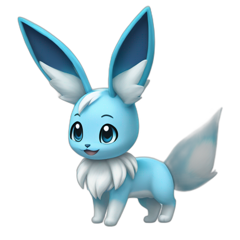 Glaceon pokemon | AI Emoji Generator