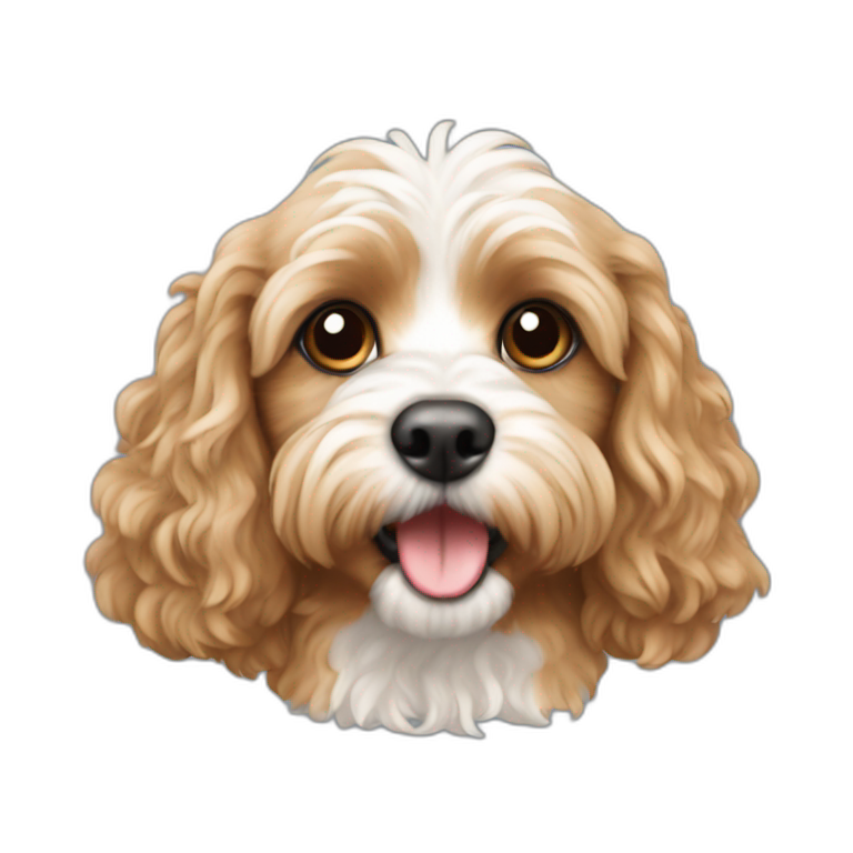 Cavapoo Tour Guide | AI Emoji Generator