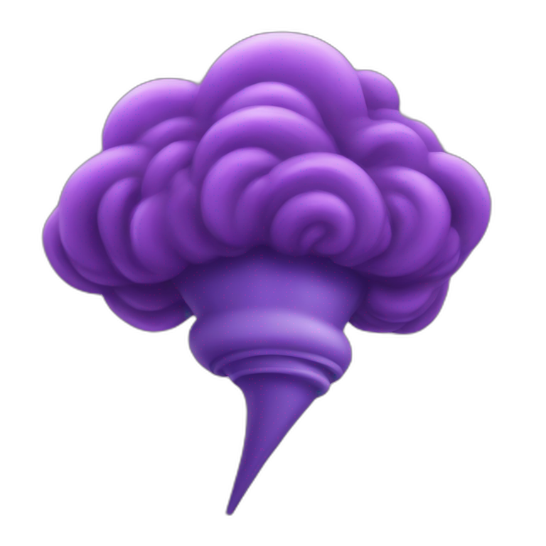 purple tornado | AI Emoji Generator