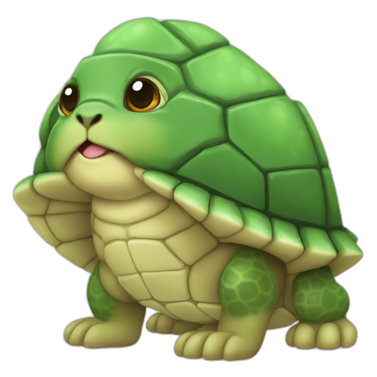 turtle with a volcano shell | AI Emoji Generator