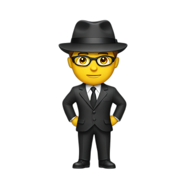 Secret agent | AI Emoji Generator