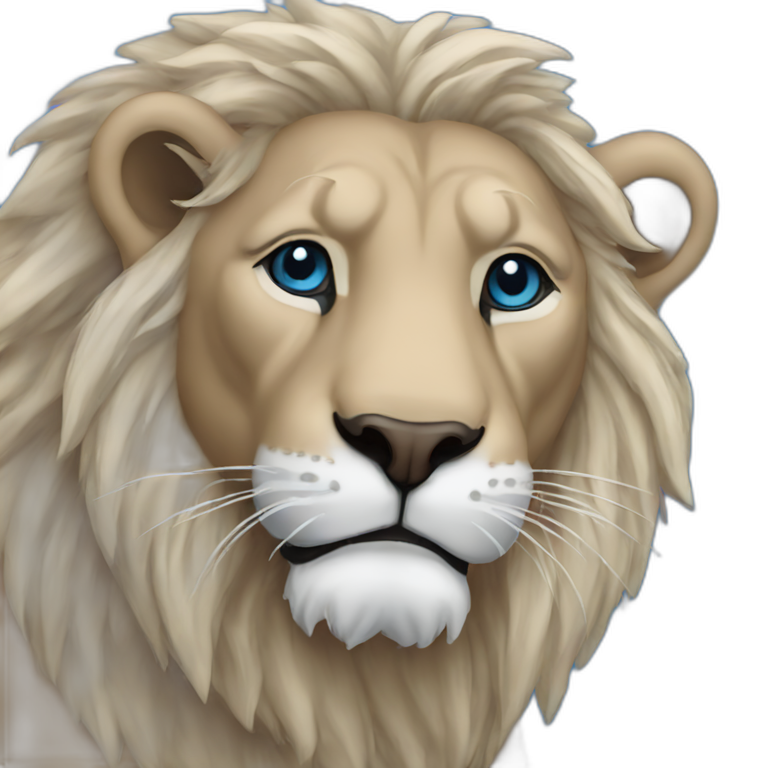 African lions in leather | AI Emoji Generator