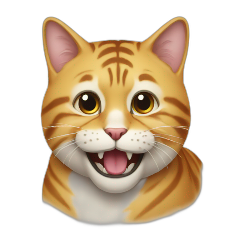 Shh I'm mewing | AI Emoji Generator