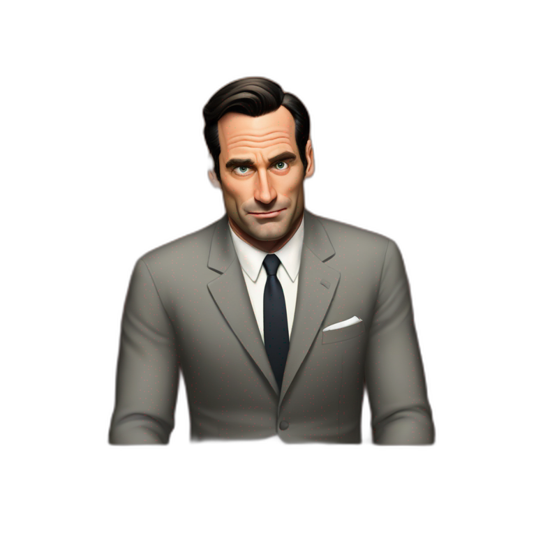 Donald Draper from mad men | AI Emoji Generator